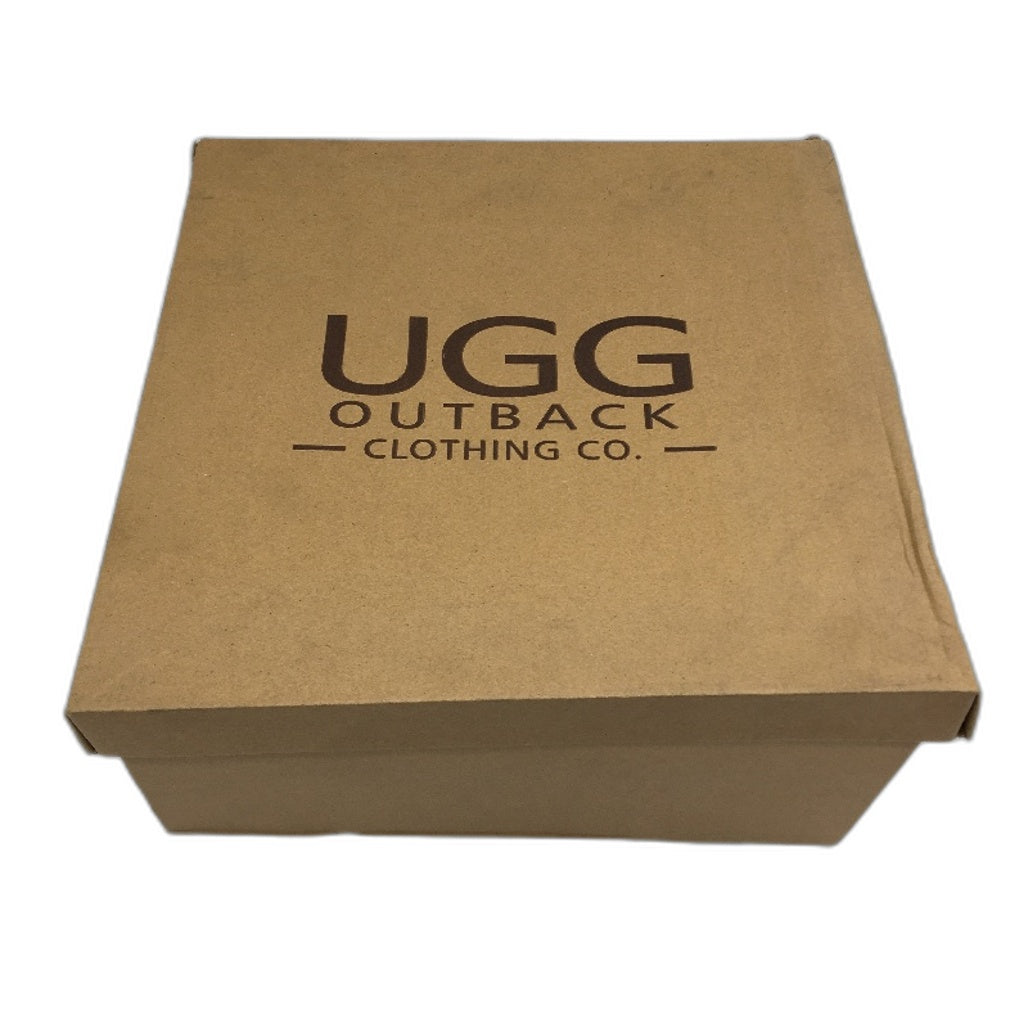 UGG Outback Australian Sheepskin Chestnut Short Classic Boot Unisex M12 L13 NEW