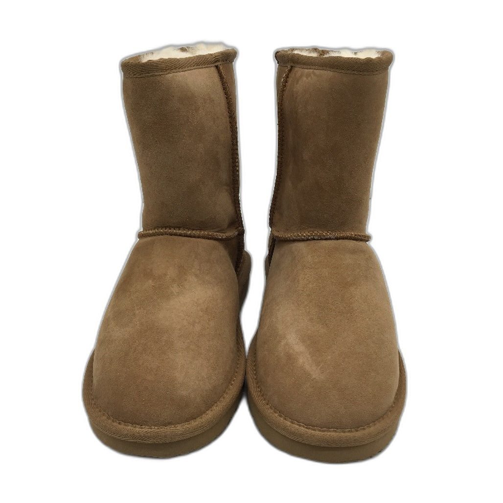 UGG Outback Australian Sheepskin Chestnut Short Classic Boot Unisex M7 L8 NEW
