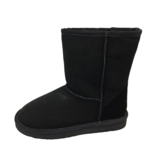 UGG Outback Australian Sheepskin Black Short Classic Boot Unisex M5 L6 NEW