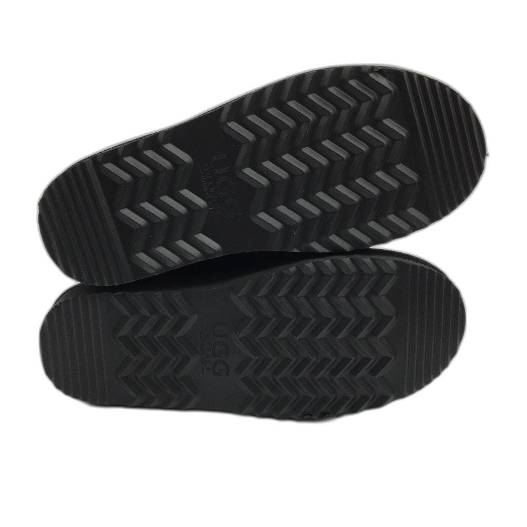 UGG Outback Australian Sheepskin Black Short Classic Boot Unisex M5 L6 NEW