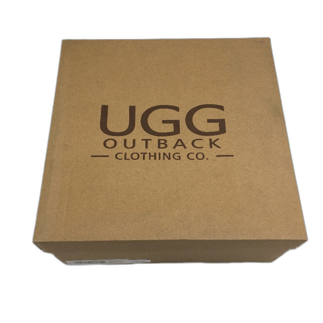 UGG Outback Australian Sheepskin Black Short Classic Boot Unisex M5 L6 NEW