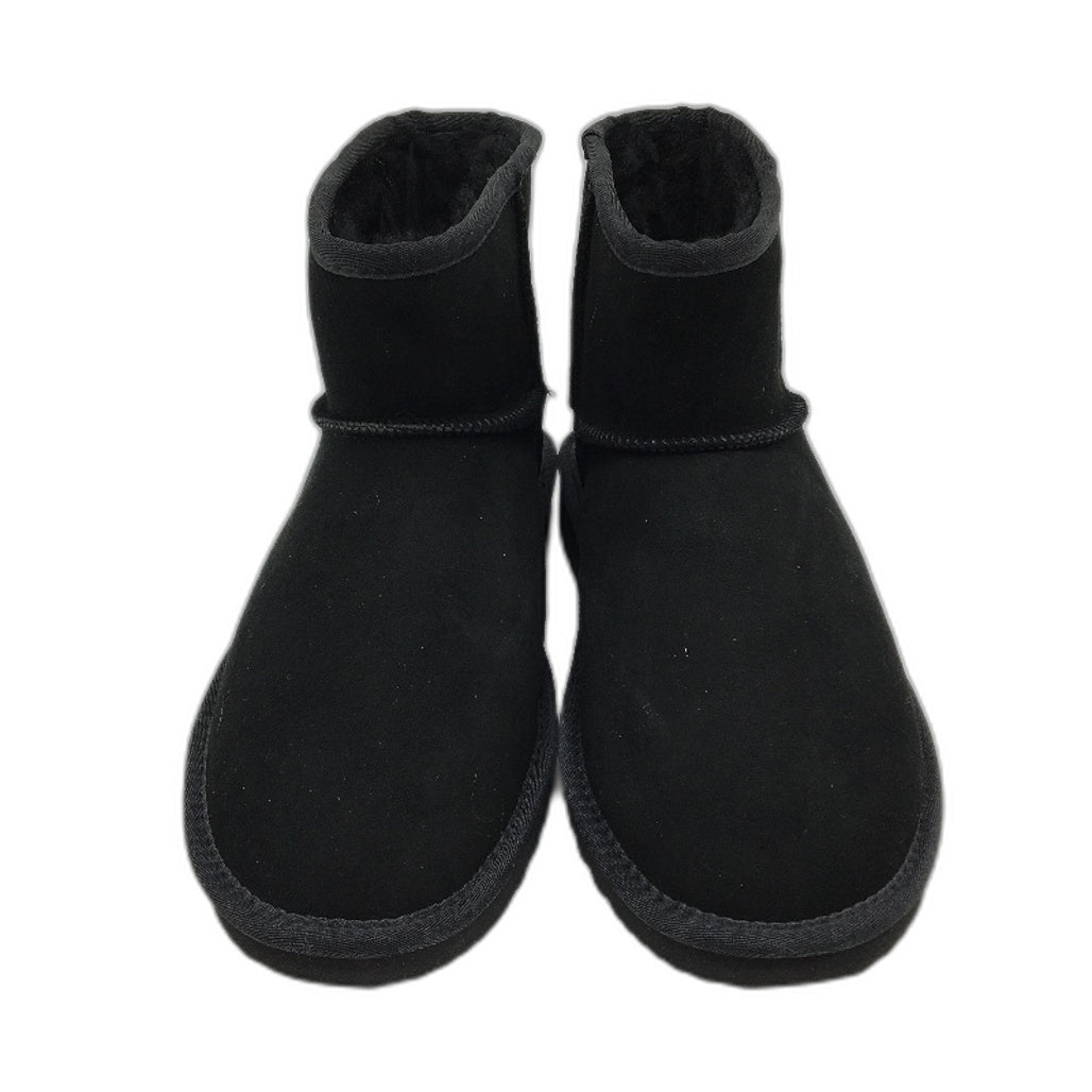 UGG Outback Australian Sheepskin Black Mini Classic Boot Unisex M8 L9 NEW