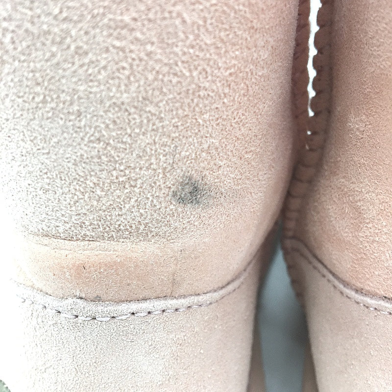 UGG Outback Australian Sheepskin Pink Mini Button Boots KIDS US 1-2 EU 32 NEW