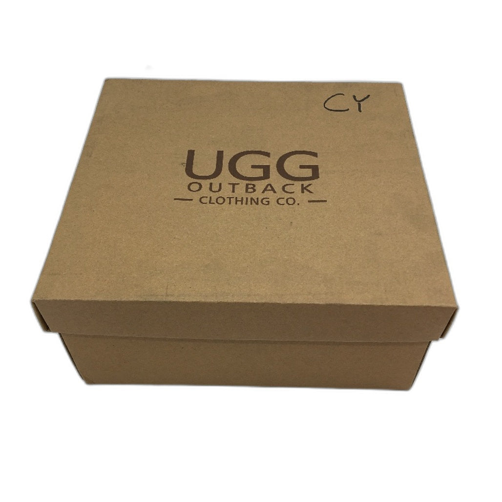 UGG Outback Australian Sheepskin Pink Mini Button Boots KIDS US 1-2 EU 32 NEW