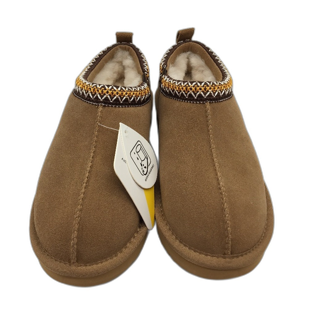 UGG Shepherd Australian Sheepskin Chestnut Valen Slippers Unisex AU M7 L9 NEW