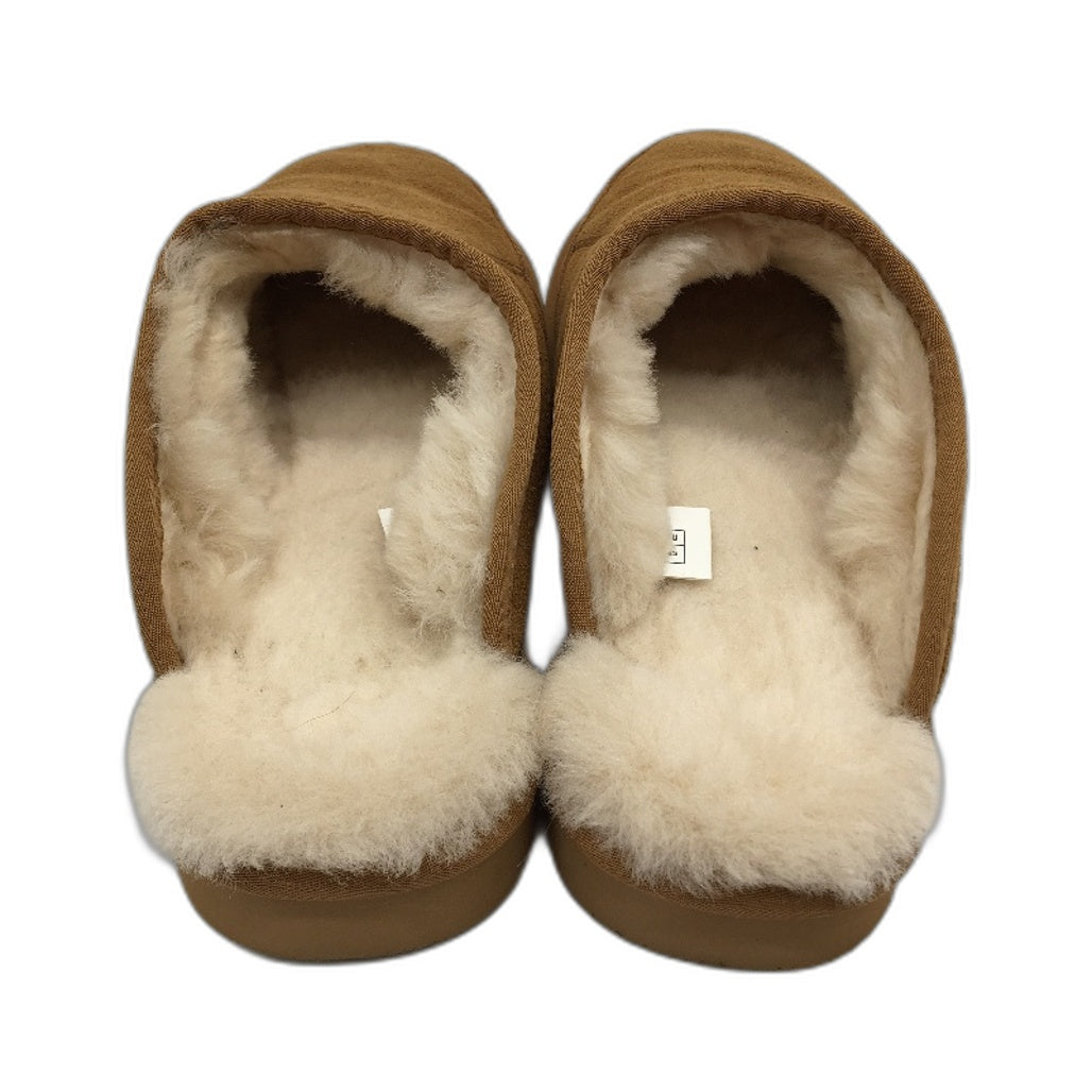 UGG Shepherd Australian Sheepskin Chestnut Bred Slippers Unisex AU M12 L14 NEW