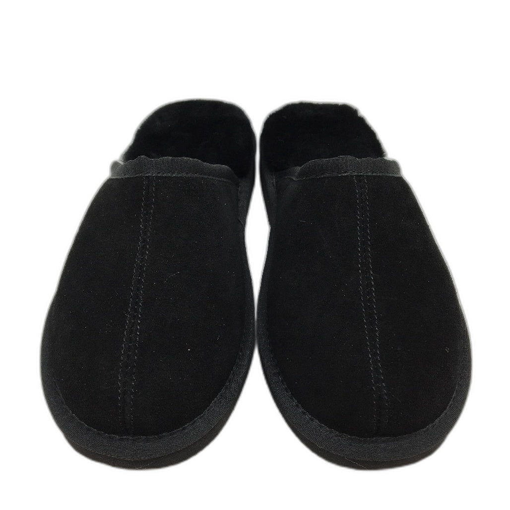 UGG Outback Australian Sheepskin Black Barwon Slipper Unisex US M9 L10 NEW
