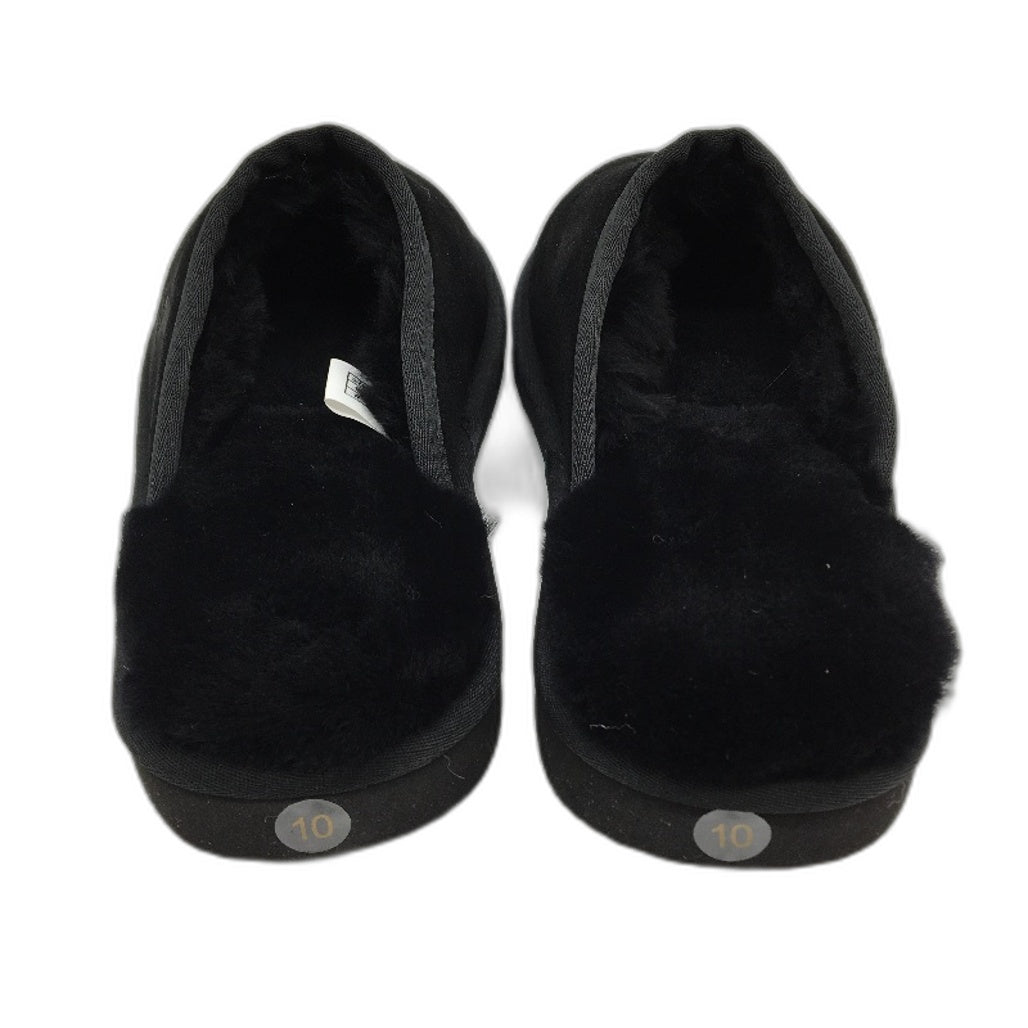 UGG Outback Australian Sheepskin Black Barwon Slipper Unisex US M9 L10 NEW