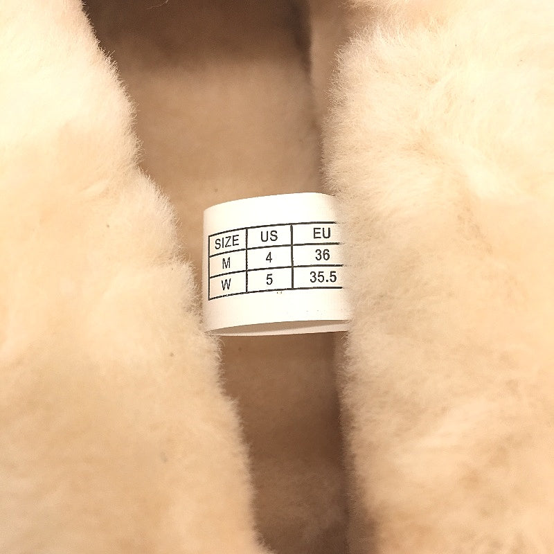 UGG Outback AUS Sheepskin Chestnut Moccasins Slippers Unisex US M4 L5 EU36 NEW