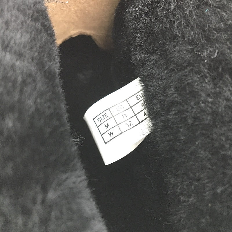 UGG Outback AUS Sheepskin Black Moccasins Slippers Unisex US M11 L12 EU 45 NEW