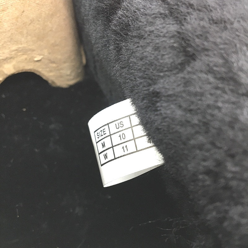 UGG Outback AUS Sheepskin Black Moccasins Slippers Unisex US M10 L11 EU 44 NEW