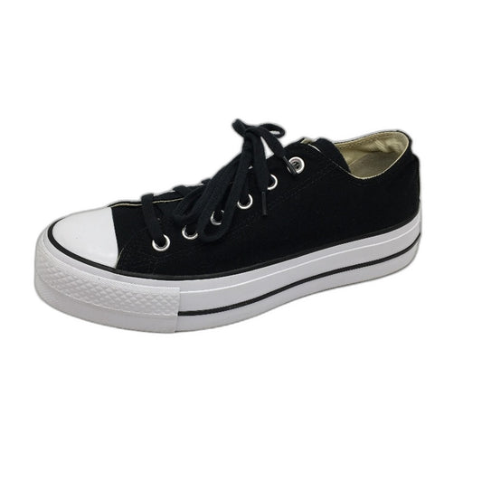 Converse Chuck Taylor All Star CTAS Lift Ox Black Low Top Sneaker Ladies US8 NEW