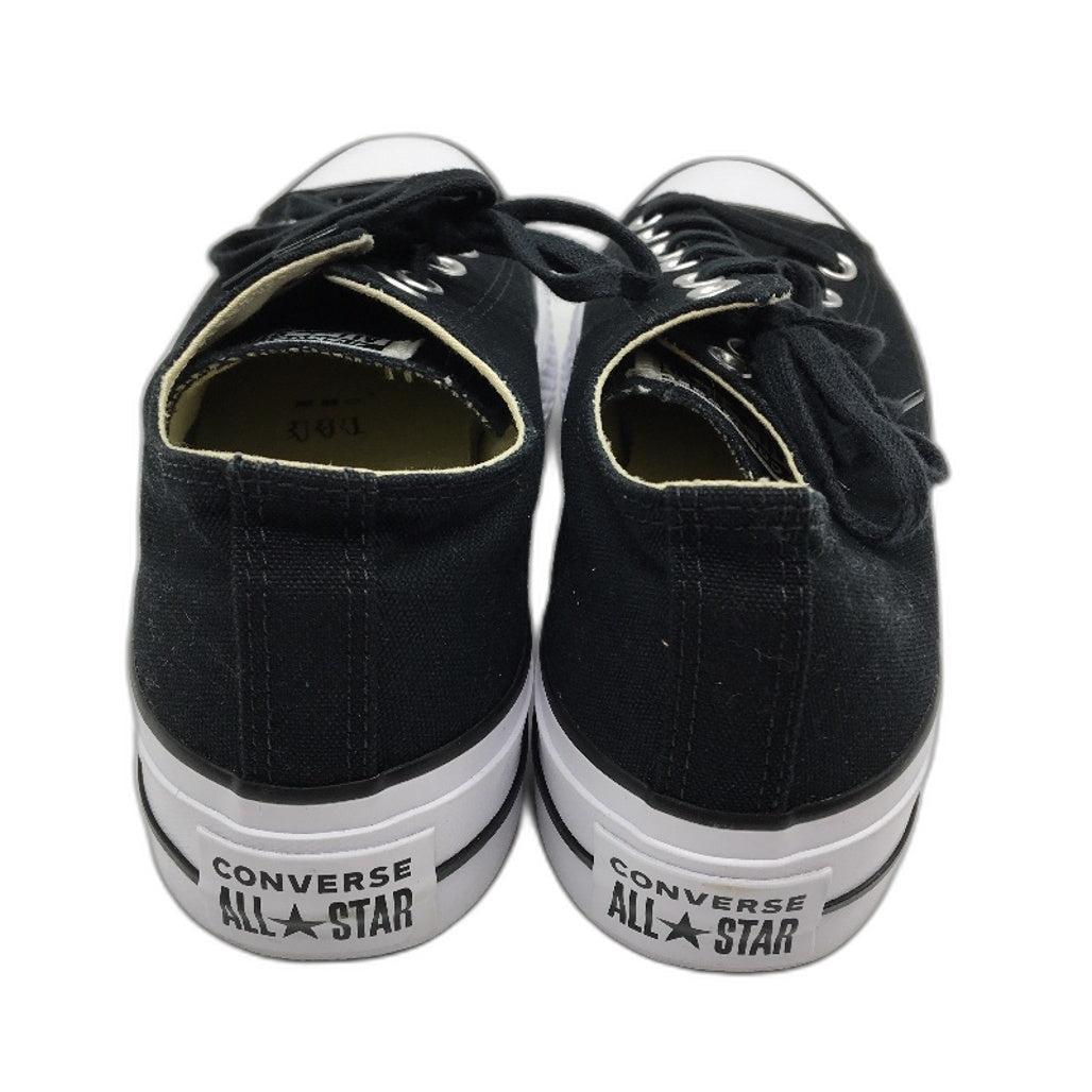 Converse Chuck Taylor All Star CTAS Lift Ox Black Low Top Sneaker Ladies US8 NEW