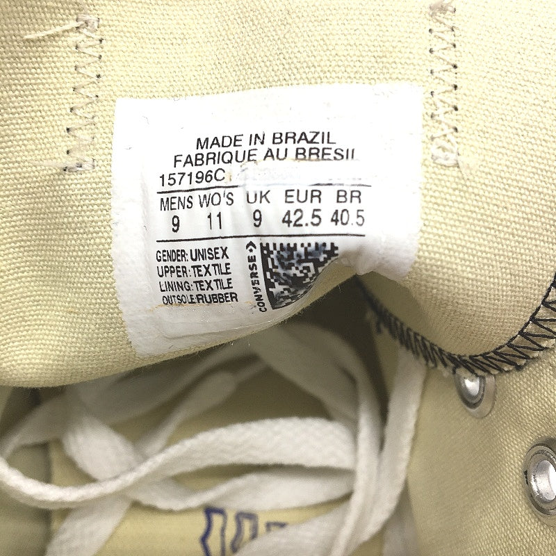 Converse Black Chuck All Star CTAS Low Top Sneakers Unisex US M9 L11 EU 43 NEW