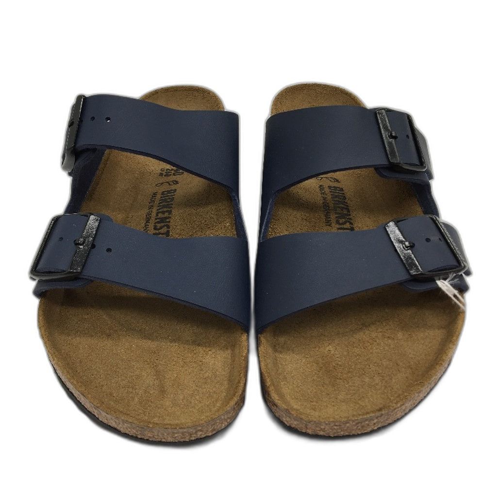 Birkenstock Classic Arizona Blue Regular Fit 2 Strap Slides Unisex 42 L11 M9 NEW