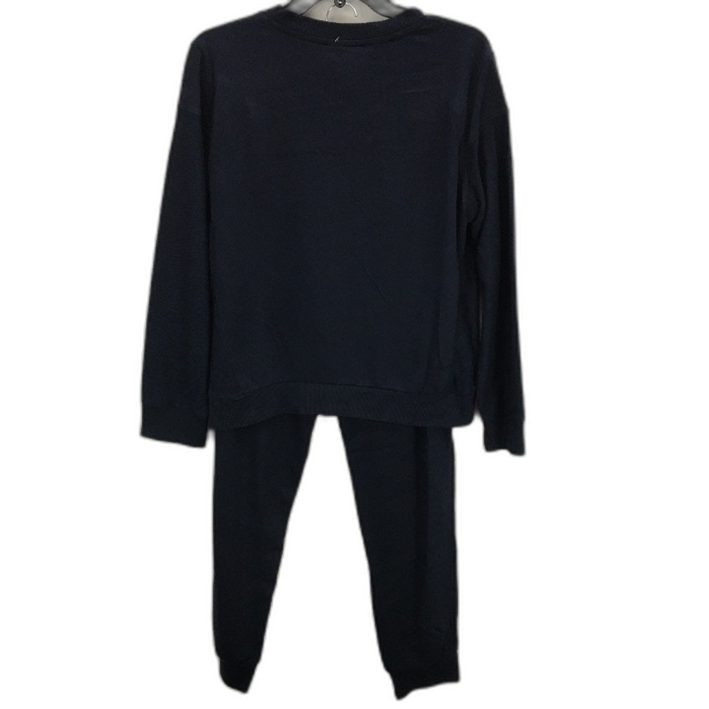 Tommy Hilfiger 2 Piece Logo Navy Blue Blazer Pyjama Set Ladies Size XL NEW