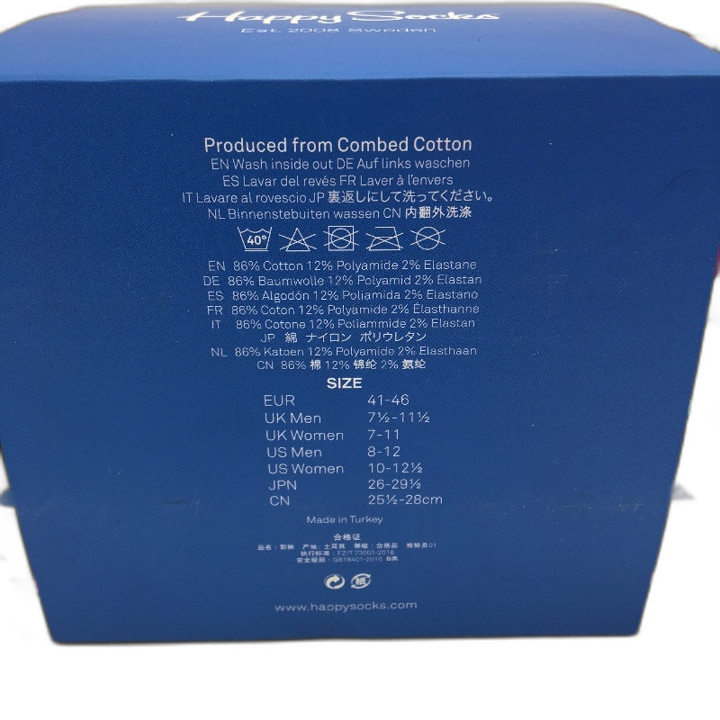 Happy Socks 10 Year Anniversary Limited Edition 11 Pair Gift Set Size 41-46 NEW