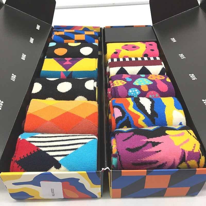 Happy Socks 10 Year Anniversary Limited Edition 11 Pair Gift Set Size 41-46 NEW