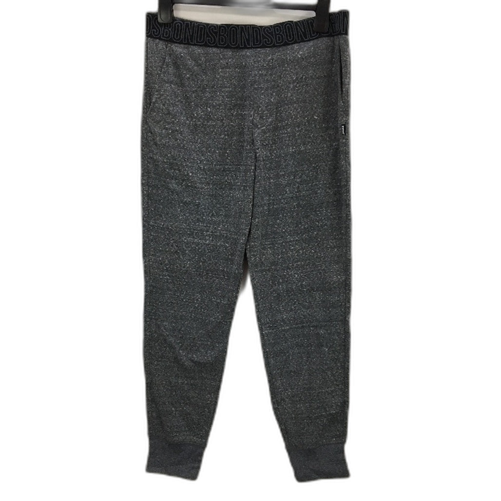 Bonds Fleece Knit Grey Marle Tapered Cuff Leggings Ladies Size XL NEW