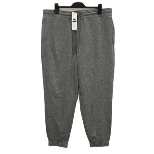 Calvin Klein Brushed Cotton Terry Heather Grey Jogger Pants Mens Size XL NEW