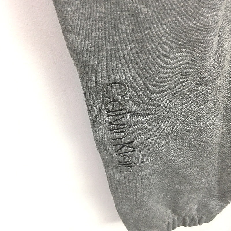 Calvin Klein Brushed Cotton Terry Heather Grey Jogger Pants Mens Size XL NEW