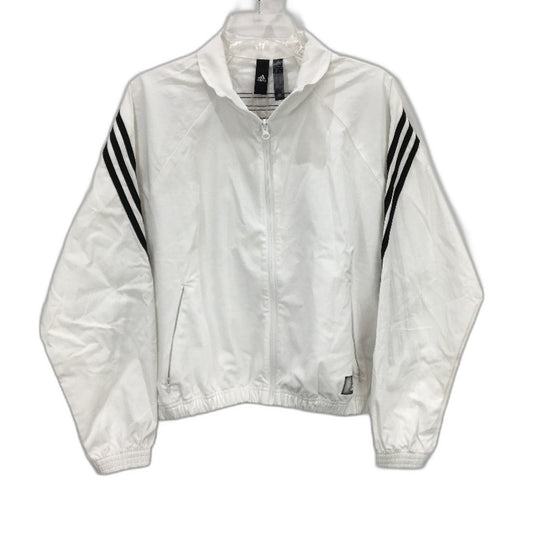 Adidas Primegreen Future Icon Woven White Track Jacket Ladies Size Medium NEW
