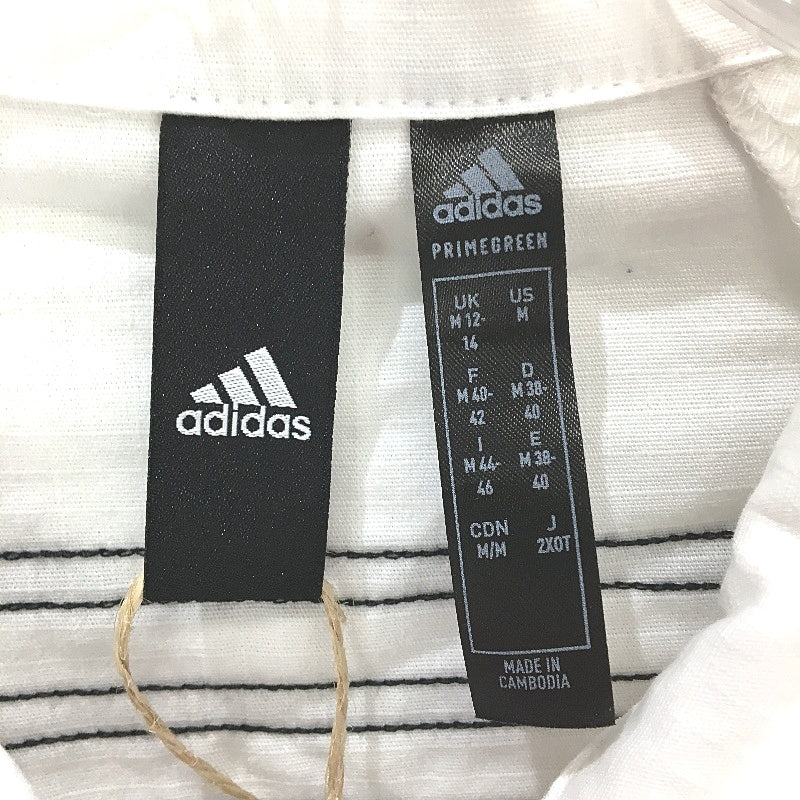 Adidas Primegreen Future Icon Woven White Track Jacket Ladies Size Medium NEW