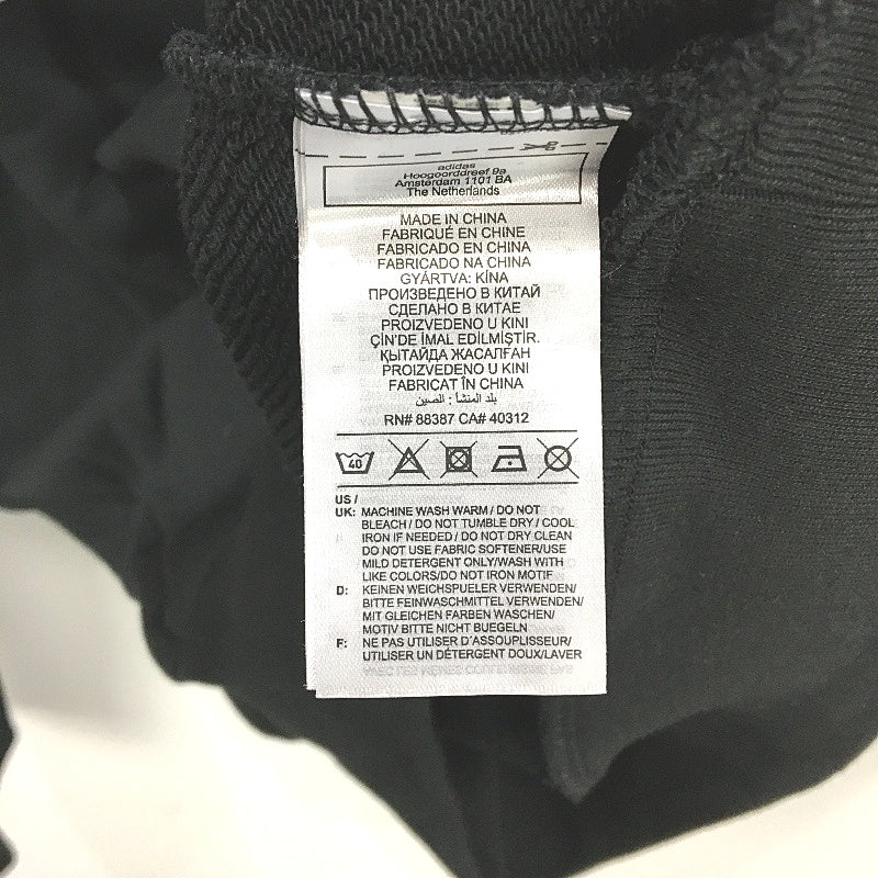 Adidas Future Icons Logo Graphic Black Pullover Hoodie Mens Size Large NEW