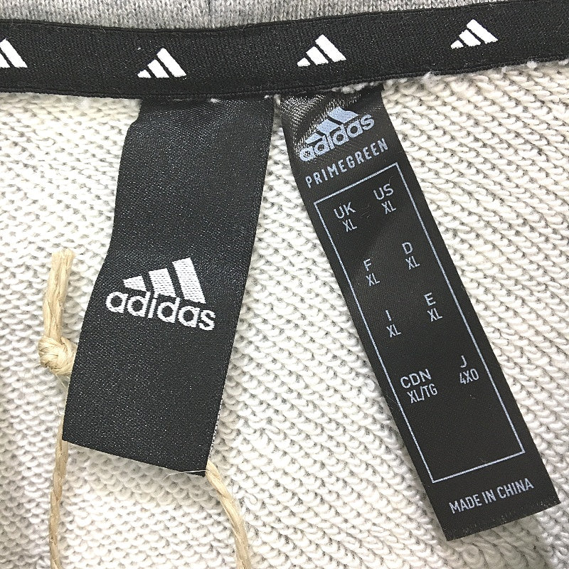 Adidas Future Icons Logo Graphic Grey Marle Pullover Hoodie Mens Size XL NEW