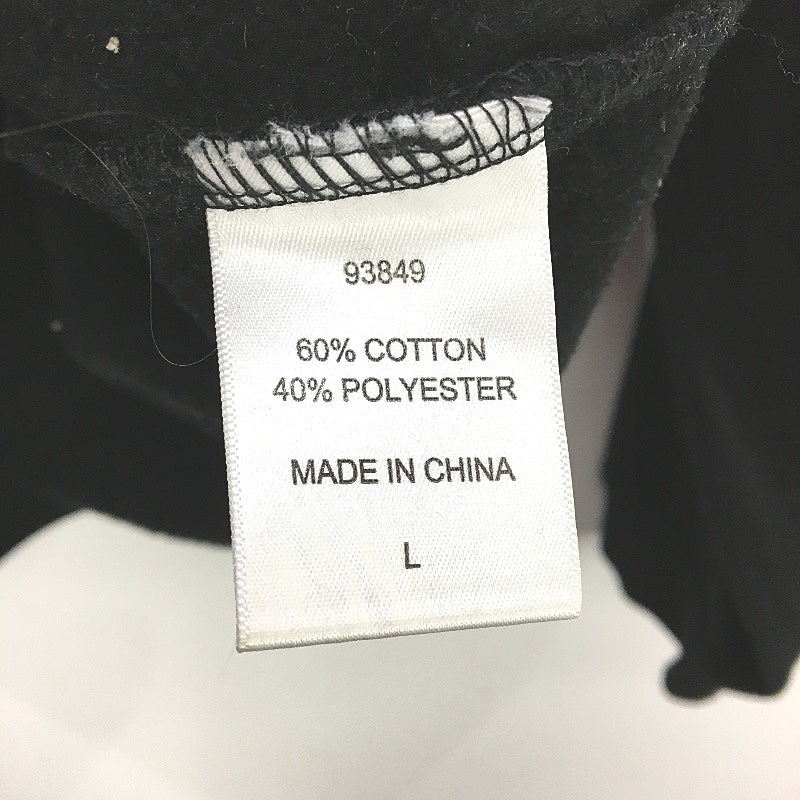 Calvin Klein Jeans Classic Logo Plush Fleece Black Jumper Ladies Size Large