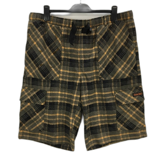 Snake Hole Plaid Runner Relaxed Fit Twill Cargo Shorts Mens Size 36 Inch NEW