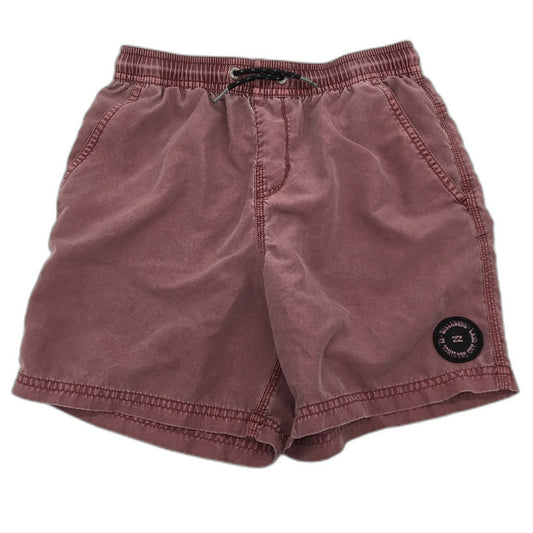 Billabong All Day Overdye Layback Vintage Style Red Boardshort Boys Size 10