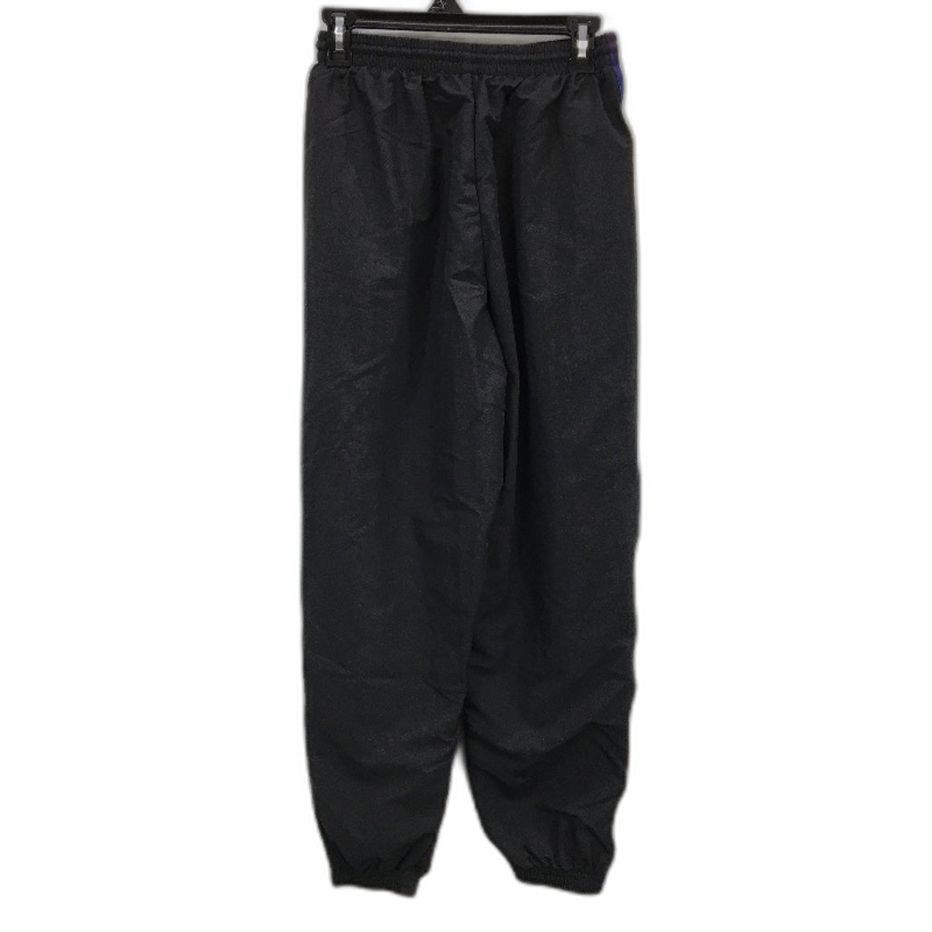 Adidas Originals Rainbrow Stripe Black Nylon Track Pants Ladies Size UK 8