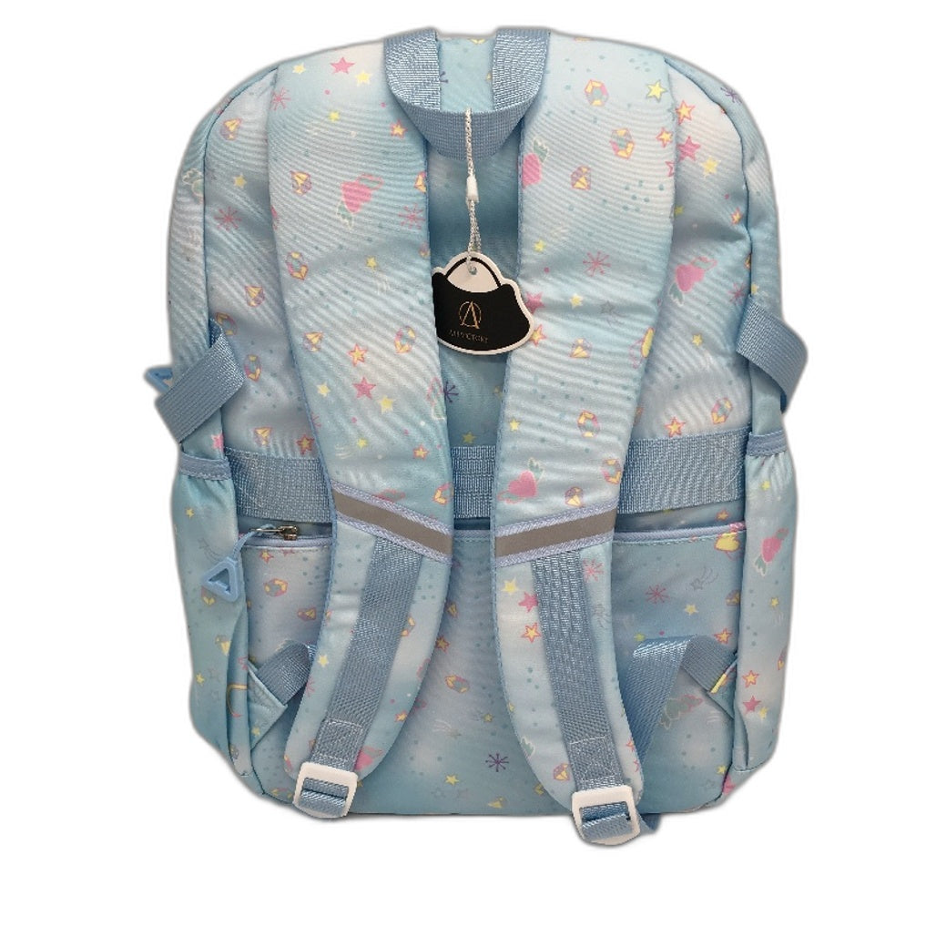 ALI Victory Kids Cute Backpack School Bag Multiple Pockets Reflective Strip NEW