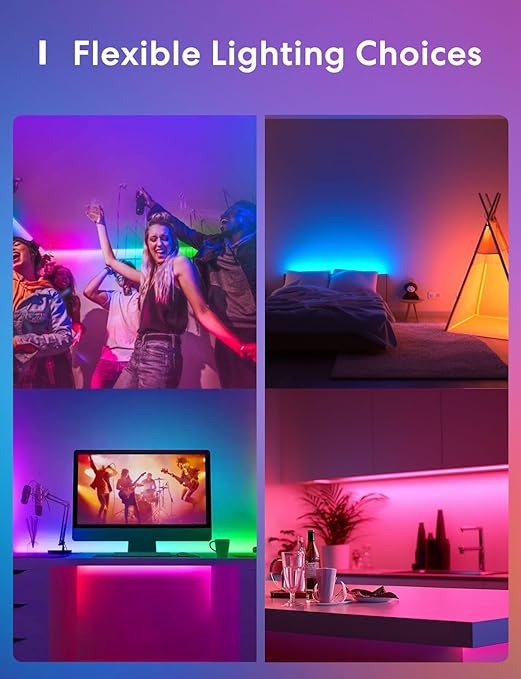 Meross Smart WiFi LED RGB Light Strip 16.4 FT App Control Alexa Homekit NEW