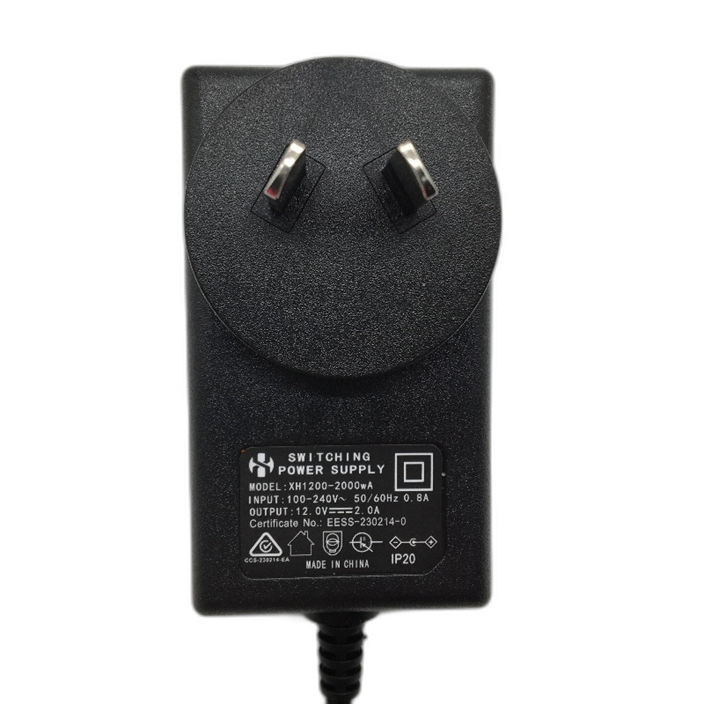 AC 100-240V -DC 12V 2A Switching Power Supply Adapter 3 Interchangeable Tips NEW