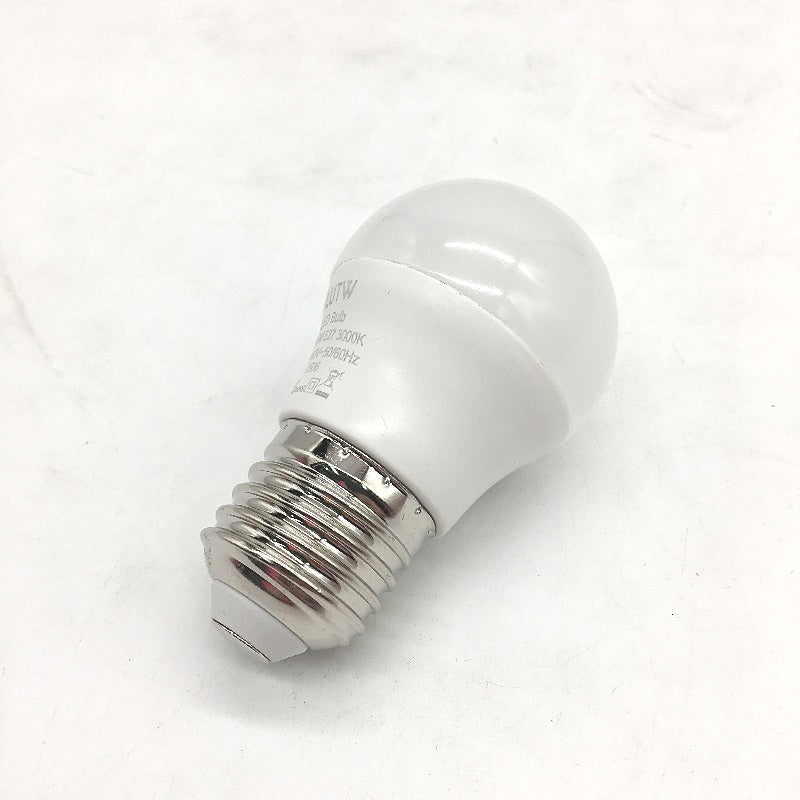 LUTW 6 Pack E27 LED Light Bulbs 5Watts G45 3000K 480 Lumens 25000 Hours NEW