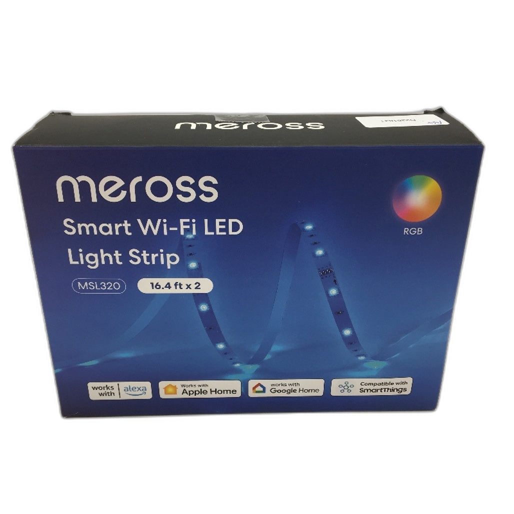 Meross Smart WiFi LED RGB Light Strip 2PCS 16.4 FT App Control Alexa Homekit NEW