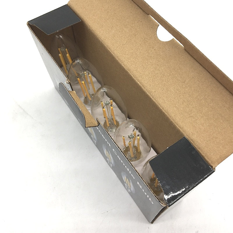 ROMANJOY 5 Pack Dimmable C35 LED Filament Candle Light Bulb E14 6W 2700K NEW