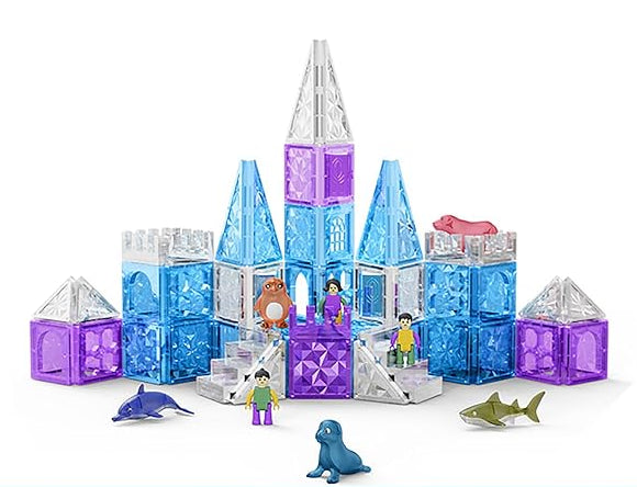 Diamond Series 106PCS Magnetic Building Blocks Tiles 3D Puzzle Sensory Toys NEW