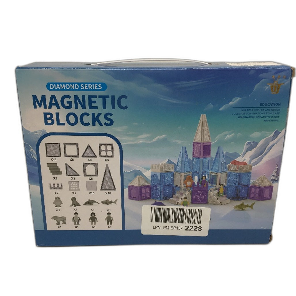 Diamond Series 106PCS Magnetic Building Blocks Tiles 3D Puzzle Sensory Toys NEW