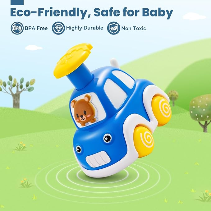 TooyBing Press And Go 6 Pack Animal Car Toys For Toddlers Age 12 Months+ NEW