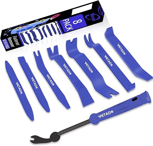 Wetado 8 Pack Fastener Trim Removal Tool Set Car Upholstery Repair Kit NEW