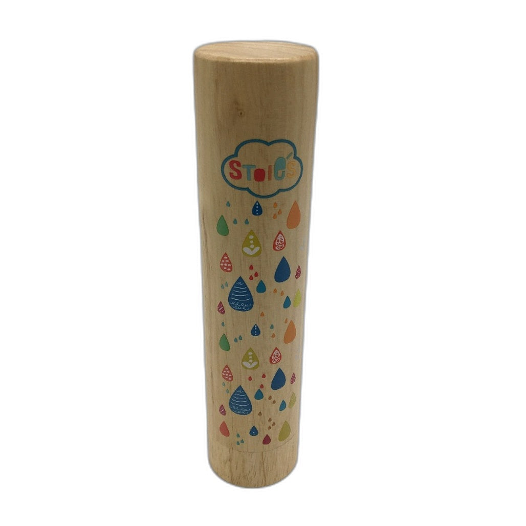 Stoie s Wooden Rain Stick Soothing Sound Sensory Play Baby Music Toy Age 3+ NEW