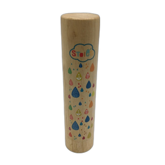 Stoie s Wooden Rain Stick Soothing Sound Sensory Play Baby Music Toy Age 3+ NEW