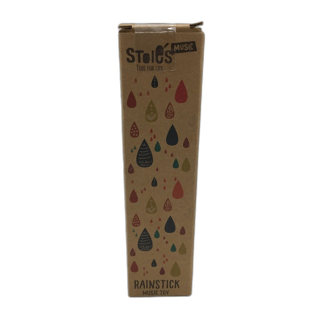 Stoie s Wooden Rain Stick Soothing Sound Sensory Play Baby Music Toy Age 3+ NEW