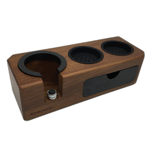 Bamynoir Wooden Espresso Knock Box Tamping Station Tamper Holder 51 54 58 MM NEW
