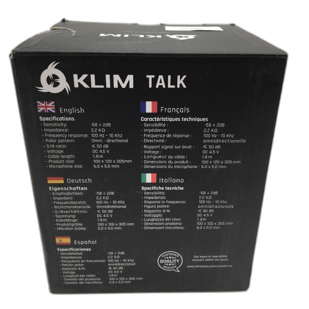 KLIM Talk USB Desk Computer PC Laptop Professional Microphone With Stand NEW