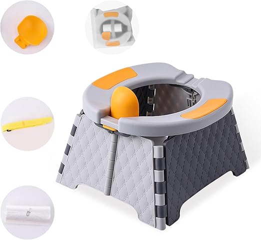 Kids Travel Potty Portable Folding Toilet Seat Baby Training Indoor Outdoor NEW