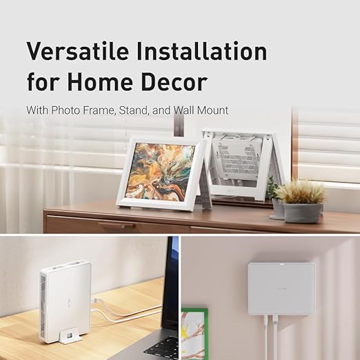 GL iNet GL B3000 Marble Wireless WiFi 6 Router With Mountable Photo Frame NEW